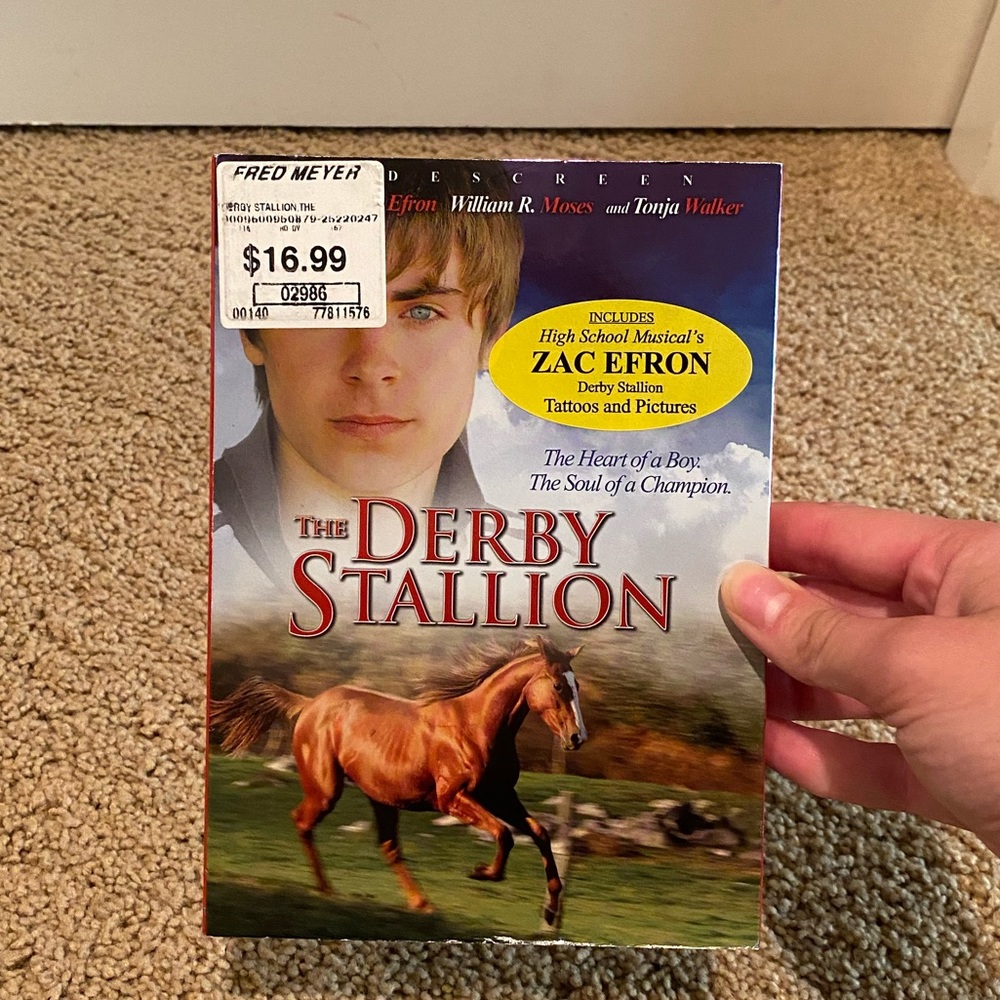 New Derby Stallion DVD with Zac Efron